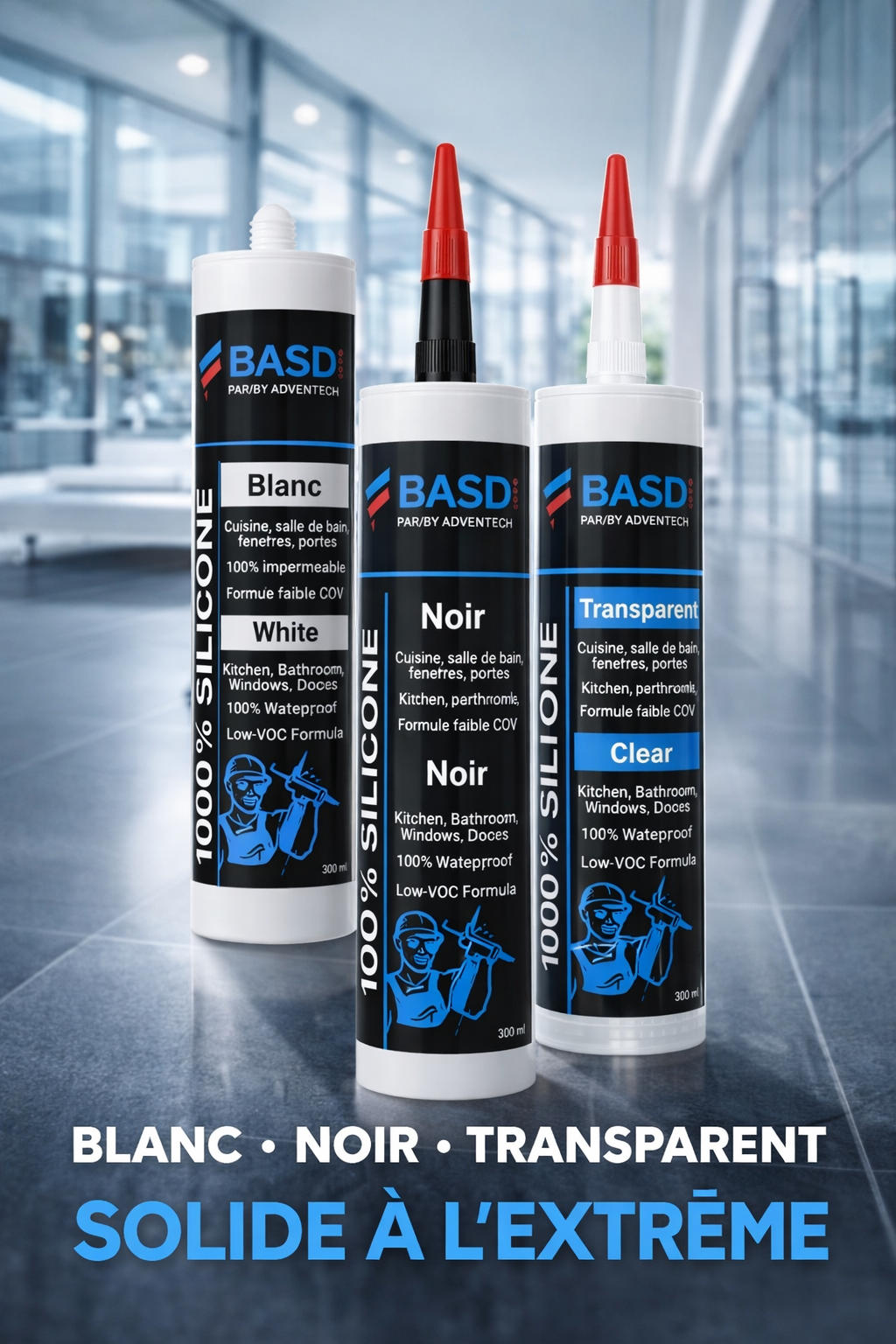 Colles et sillicones BASD