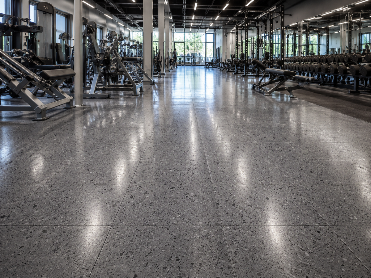 Terrazzo gris foncé - 5,5 mm