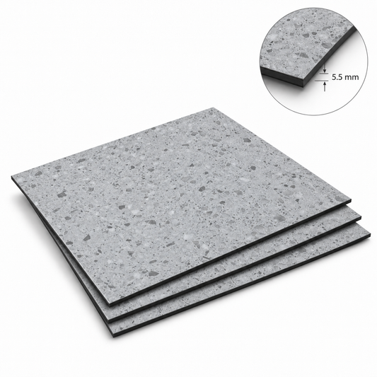 Pale Grey Terrazzo - 5.5 mm