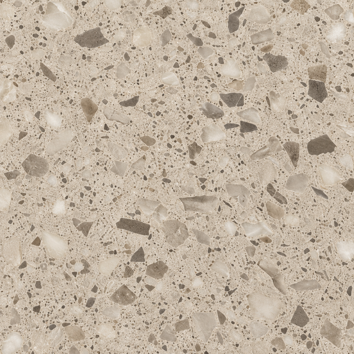 Terrazzo gris grège - 5,5 mm